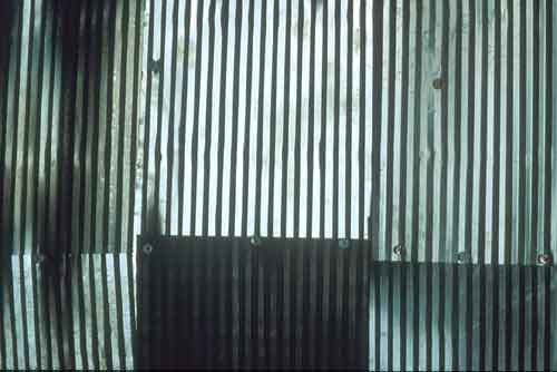 Corrugated wall, Octlan, Mexico